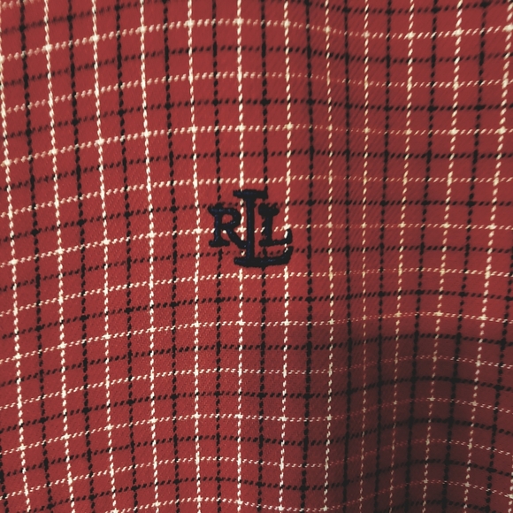 Lauren Ralph Lauren button down plaid shirt - Picture 2 of 12